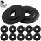 Alriedy Rohrabschneider Ersatzschneidrad 18x3x5mm, 10 Stück Passend Für Rothenberger Rohrschneider von 3-28 mm, 3-35 mm, 4-28 mm, Schwarz, Präzise Schneidleistung, Langlebig, Schneidrad Rohrschneider