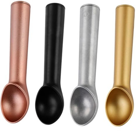 Ciieeo Cuchara Para Helado y Frutas Multifuncional Cuchara De Aluminio Duradera y Práctica