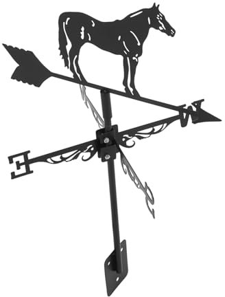 TOYANDONA Girouette Décorative Rétro Indicateur De Direction Vent Outil De Mesure pour Jardin Et Terrasse Extérieure