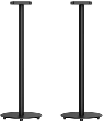 Valerion ThunderBeat Speaker Stand — Quick Setup, Anti-Tip Base, Holds Up to 4kg, Tool-Free Design for Home Theater & Wireless Surround Systems (1 Pair)
