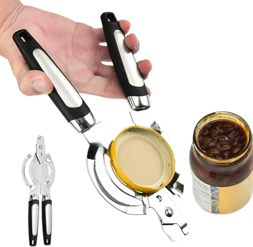 Apri Coperchi Per Barattoli - Attrezzo Ergonomico per Aprire Noci - Apri Barattoli Ergonomico - Per L'Armadio La Casa Il Bancone La Sala Da Pranzo L'Acqua La Birra La Bibita Le Noci