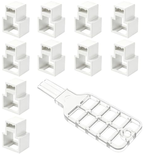 Ethernet-kabellås Damm Blockerare Med 1 Nyckel