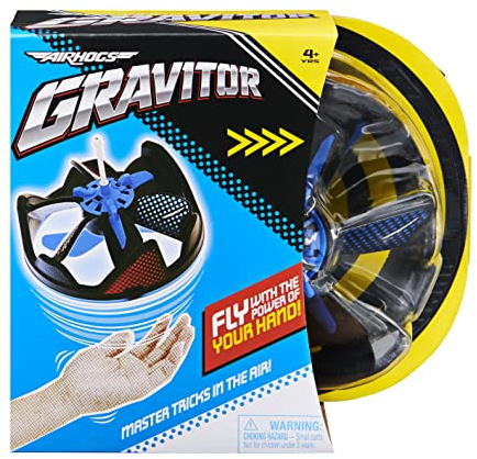 Spin Master Air Hogs Gravitor con Varilla, Juguetes voladores Recargables Mediante USB, Drones para niños a Partir de 4 años