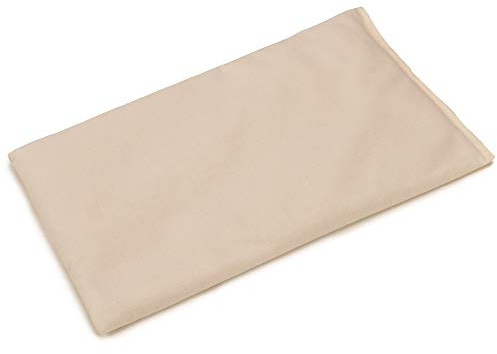 Saco térmico de semillas 30x20cm blanco crudo de colo natural & sin blanquear | Almohada térmica | Cojín de calor y frio | Cojín con pepitas de uva