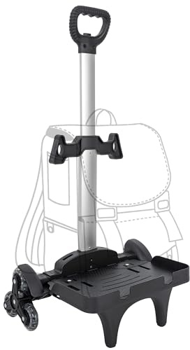 Backpack Trolley with Edge Guard 6-Wheels Rolling Dolly Cart for Backpack,Luggage,Travel Hand Truck