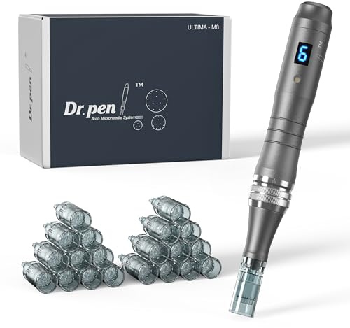 Dr. Pen Ultima M8 Microneedling Pen: Macchina professionale per microneedling senza fili Dr. Pen con 20 cartucce
