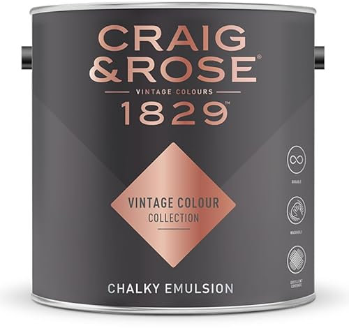 Craig and Rose 1829 Chalky Emulsion Paint, 50ml (Whiting)