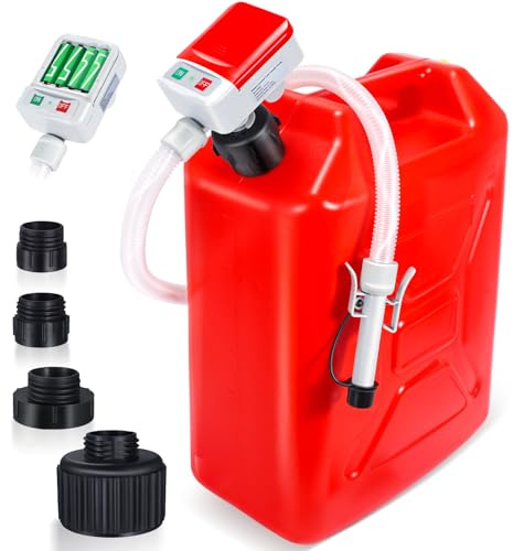 AUTOJDM Fuel Transfer Pump, 3.2 GPM with 30s Alert Beep & Auto-Stop Sensor