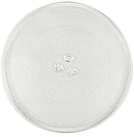 HQRP 10 / 25.5cm Glass Turntable Tray Compatible with Maytag, Magic Chef, Samsung, GE General Electric, Panasonic, JcPenney Oster Rival Ewave Emerson Daewoo Galanz Microwave Oven Plate 10-inch 255mm