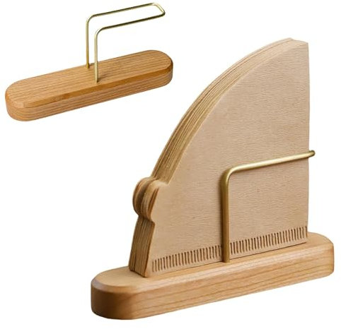 Kaffeefilterhalter für V60 und Kegelkaffeefilter, Filtertütenhalter für Größe #1 & #2 Kaffefilterhalterung Filtertütenhalter Wand Kaffeefilter Aufbewahrung Coffee Filter Holder