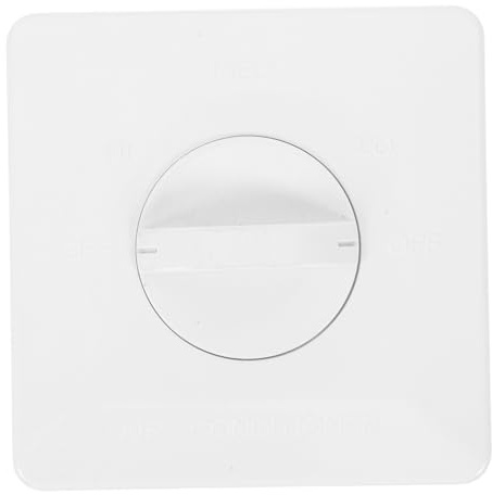 MAGICLULU Termostato De Fan Coil Con Interruptor De Ajuste De Temperatura y Panel Regulador De Del Ventilador Hogar y Oficina Control Del Ventilador Del Termostato