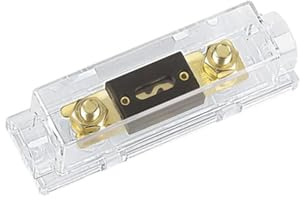 KOLACEN ANL guldpläterad säkring 50 Amp + ANL säkringshållare 1-pack