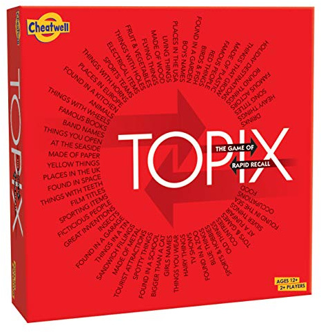Cheatwell Games Topix - The Quiz Game Of Rapid Recall - Naming Game For The Whole Family - Ages 12 +