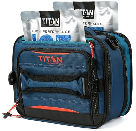 Titan High Performance Fridge Cold Expandable Insulated Lunch Box - Blue