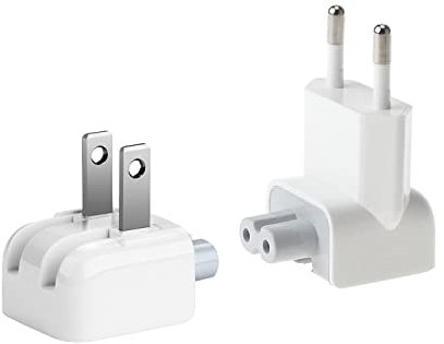 BEYEE Reise-Adapter-Kit, US,EU 2-poliger Duckhead-Netzstecker, kompatibel mit iPod, iPhone, Tablets, Mac Notebooks-Ladegeräten, Netzteil