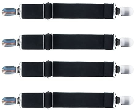 4 Pezzi Clip Per Pantaloni, Clip Elastiche Clip Per Guanti Invernali Bretelle Elastiche Regolabili Per Pantaloni Clip Per Cappello Cinturino Per Stivali Casual Clip Per Pantaloni Clip Per Staffe