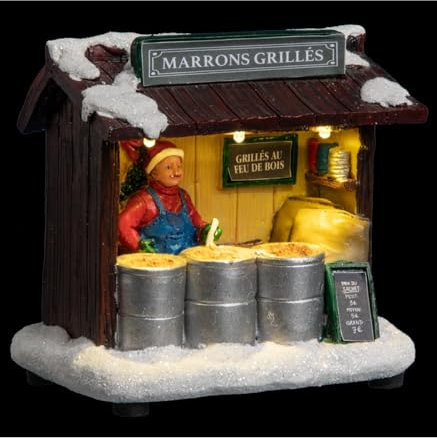 Feeric Lights et Christmas - Village de noël marché de noël 3 LED à Piles