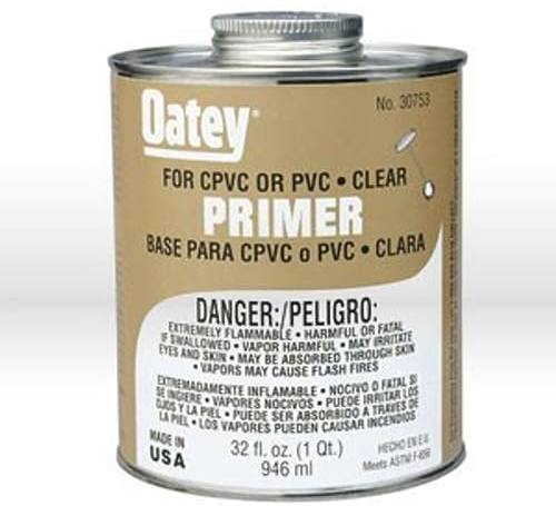 OATEY 32 OZ Clear Primer - NSF Listed 30753 (30753) (12/Each)
