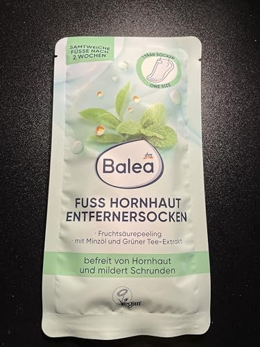 Balea Fußmaske Socken Hornhaut Entferner (1 Paar), 2 St