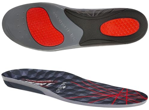 MOISO Solette sportive in gel con supporto per arco plantare, inserti ammortizzanti tagliabili, per scarpe da corsa, stivali da lavoro, alleviano il dolore al piede, per uomini e donne, taglia 4-38