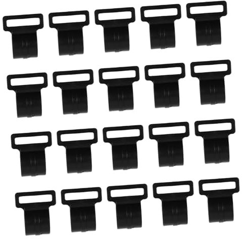 KOMBIUDA 20stücke C-förmige Markisenklemmen Aus Kunststoff Innenhaken-Clip Für Zelte Camping Wandern Regenschirm Schlüsselring Halsband Fallschirm