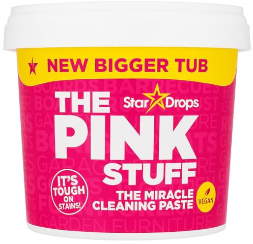 Pink Stuff Miracle Cleaning Paste 850g All Purpose Powerful Multi Surface Stain Remover for Bathroom, Kitchen, Tiles, Glass, Cookers, Sinks, Grease, Limescale, Grime, Tough Dirt + Epished Guide