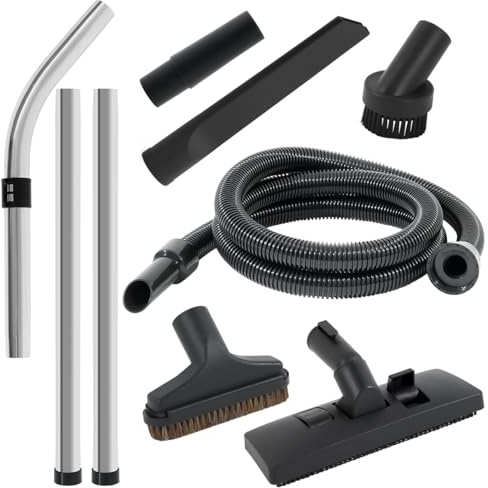 Replacement Hose for Numatic Henry Hetty Hoover Attachments,Spare Parts Tool Brush Kit 2.5m Hose Pipe,32mm Extension Tube Brush Head Accessories for James Hetty Edward Harry(8 Kit)