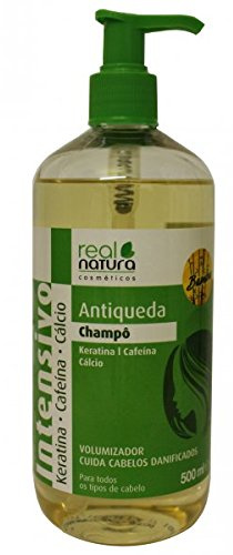 REAL NATURA - Shampoo Pro-Keda Forte - Unisex Haarpflege - 500 ml - Gegen Haarausfall und für kräftiges, gesundes Haar