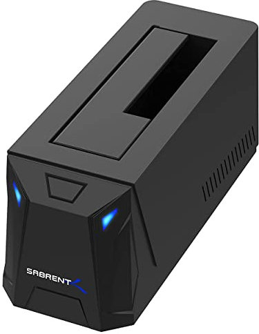 SABRENT Festplatten Dockingstation fur 2,5 3.5 SATA HDD und SSD USB A 5Gbps - Docking Station unterstützt UASP (EC-UBLB)