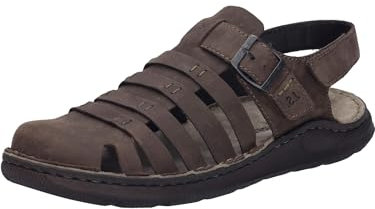 Josef Seibel Herren Sandaletten Maverick 21, Männer Sandalen,Weite G (Normal),Freizeitschuhe,offene Schuhe,Strandschuhe,Mocca,45 EU