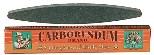 La zappa Pierre de cote « Carborundum » pour aiguiser les couteaux, ciseaux et faucille au corindon 23 cm (23 cm Modèle 2)