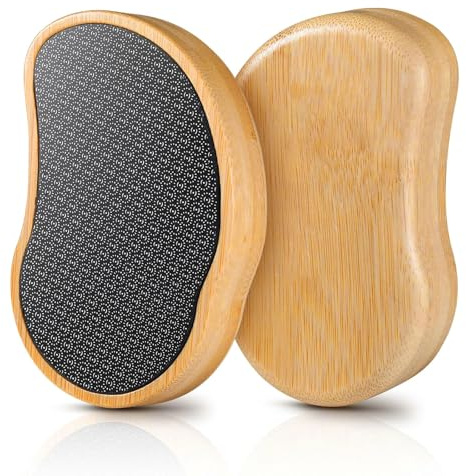 Nano Glass Eliminador de Callos para Pies, Lima de Callos de Cara de Madera, Lima Profesional para Pedicura para Pies Agrietados Húmedos/Secos (Negro)