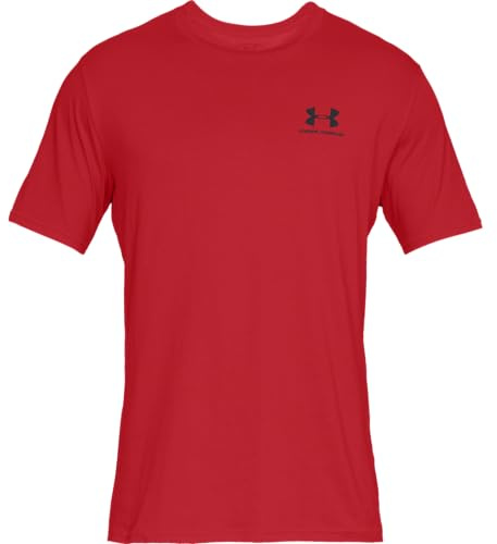 Under Armour UA Sportstyle LC SS Maglietta, Rosso, M Uomo