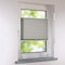 Plissee Klemmfix Breite 80 x 130 cm Höhe verspannt - Farbe grau - Standardplissee Rollo Jalousie Raffrollo Faltrollo Faltstore Fertigplissee ohne Bohren für Fenster und Türen