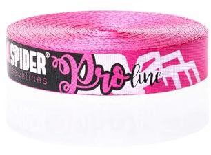 SPIDER SLACKLINE TWSA3 - Trickline Module Pro line Roll - Slackline för freestyle hopp och tricks - Endast bandlängd 30 m