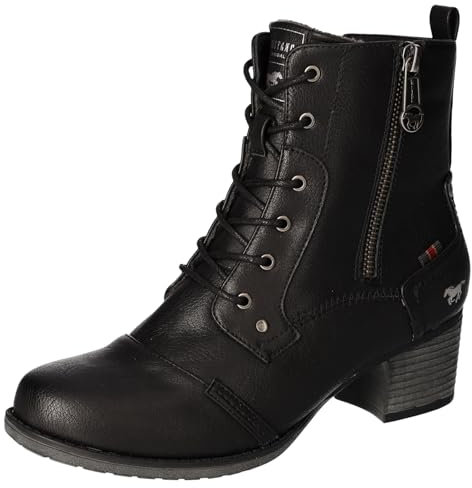 Mustang Damen 1197-527 Stiefelette, schwarz, 40 EU