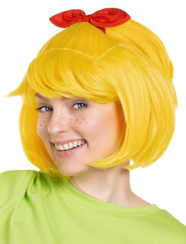 Bibi Blocksberg Perücke für Erwachsene - Verkleidung an Halloween, Karneval & Motto-Party