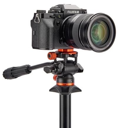 3 Legged Thing AirHed Trinity multi-use head for video, monopods and scopes (Lava (Black/Copper))