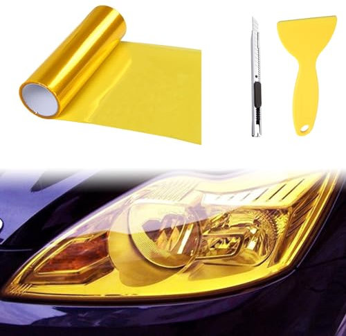 Rückleuchten Nebelscheinwerfer Aufkleber, Auto Scheinwerfer Folie, Rückleuchten Folie Aufkleber, Scheinwerfer Folie Rot, Scheinwerfer Tönungsfolie, Selbstklebende Auto-Tönung