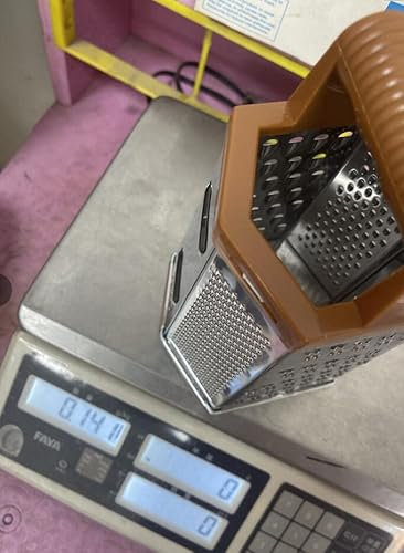 Grattugia multifunzione a 6 lati, in acciaio inox, per cucina, sala da pranzo, bar, formaggio, colore bianco, taglia unica