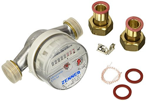 Zenner 4238035 Contadores para agua de turbina, esfera seca