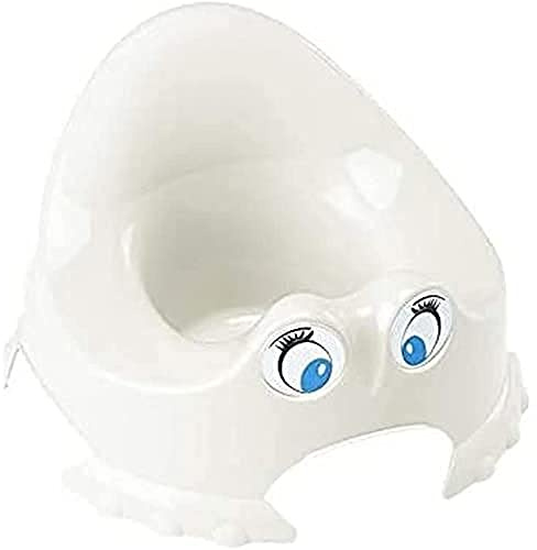 THERMOBABY - Pot rigolo - Hygiène de bébé - À Partir De 18 Mois - Fabriqué en France - Blanc Muguet