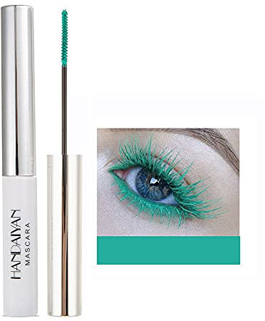 OCHILIMA 4D Mascara Colorful Fiber Mascara Charming Long Lasting, Thick & Long Eyelash Waterproof and Smudge-proof Eyes Makeup, Emerald