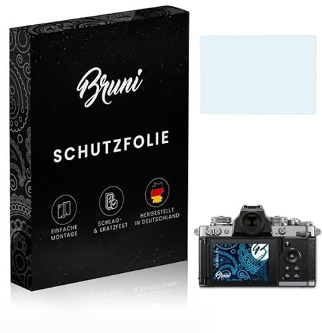 Bruni Schutzfolie kompatibel mit Nikon Z fc Folie, glasklare Displayschutzfolie (2X)