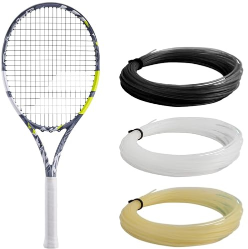Babolat - Raquette de Tennis, Evo Aero Lite Cordée, Taille Junior, Matière Graphite, Compatible pour Juniors, Légère et Maniable pour Progression Optimale