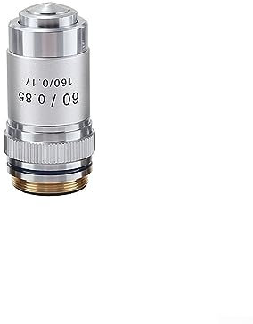 Obiettivo acromatico del microscopio, Obiettivo dei materiali di consumo del laboratorio, Parti biologiche del microscopio del laboratorio, Filettatura standard RMS, 60X