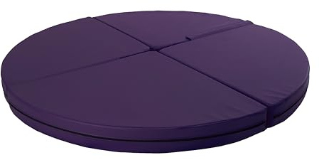 Esterilla plegable de Pole Dance redonda de 10 cm – 150 cm de diámetro – Alfombrilla antideslizante con apertura para barra de baile – Esterilla protectora cuadrada – Gimnasia Fitness Accesorios