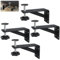 VANROUG 4 Pcs Undermount Sink Brackets, Undermount Sink Support, Undermount Sink Repair kit, Sink Bracket for Kitchen, Undermount Sink Brackets for Narrow Cabinet