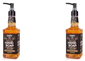 accentra Handseife SPECIAL BLEND in Flasche in Whiskeyflasche-Optik, 480ml Handseife im Pumpspender, Flüssigseife, Whiskey-Duft - nachfüllbar, 1 Stück (2er Pack)