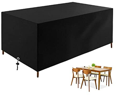 Generisch Strapazierfähige Gartenmöbel-Abdeckung aus 420D Oxford-Gewebe, wasserdicht und UV-beständig, winterfeste Plane für Balkonmöbel-Sets, 40 x 40 x 40 cm